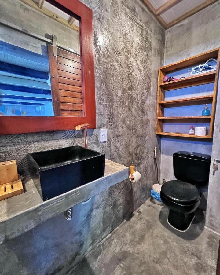 הוילה Casinha Azul Caraiva - Casa Completa Na Beira Do Rio מראה חיצוני תמונה