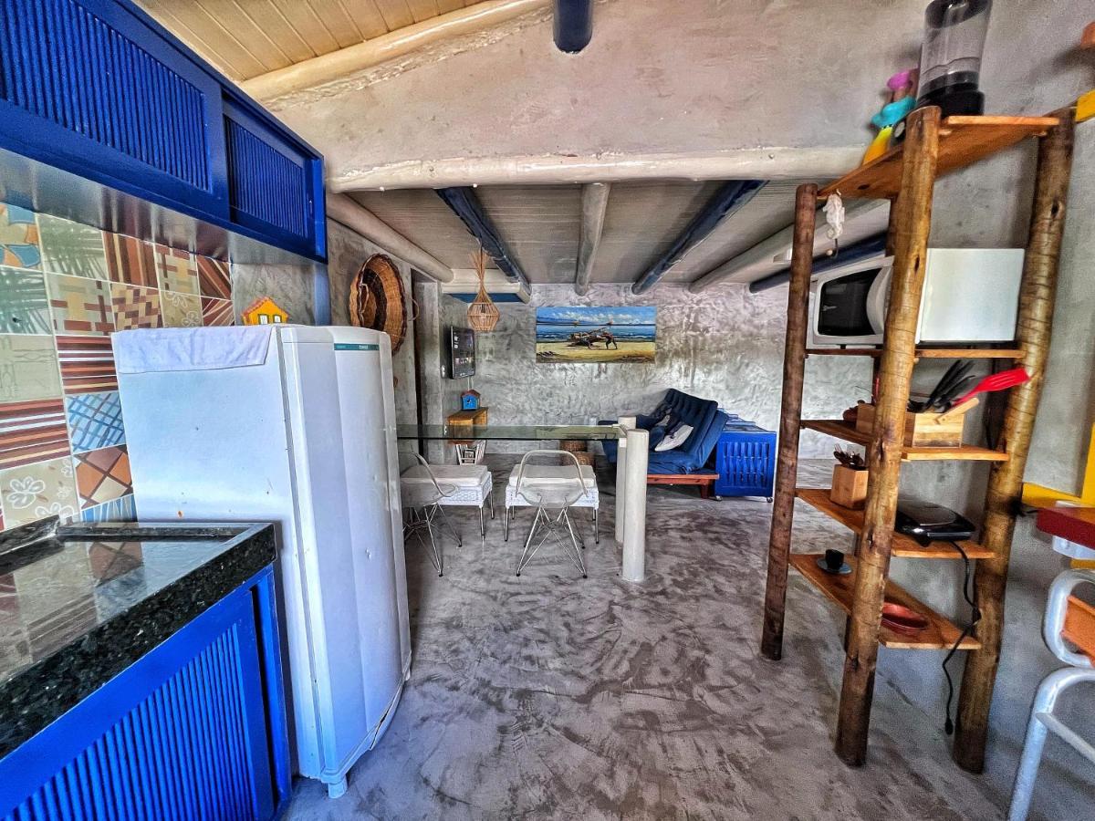 הוילה Casinha Azul Caraiva - Casa Completa Na Beira Do Rio מראה חיצוני תמונה