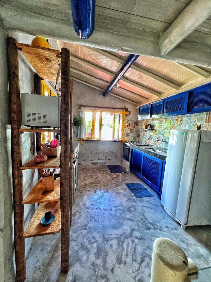 הוילה Casinha Azul Caraiva - Casa Completa Na Beira Do Rio מראה חיצוני תמונה