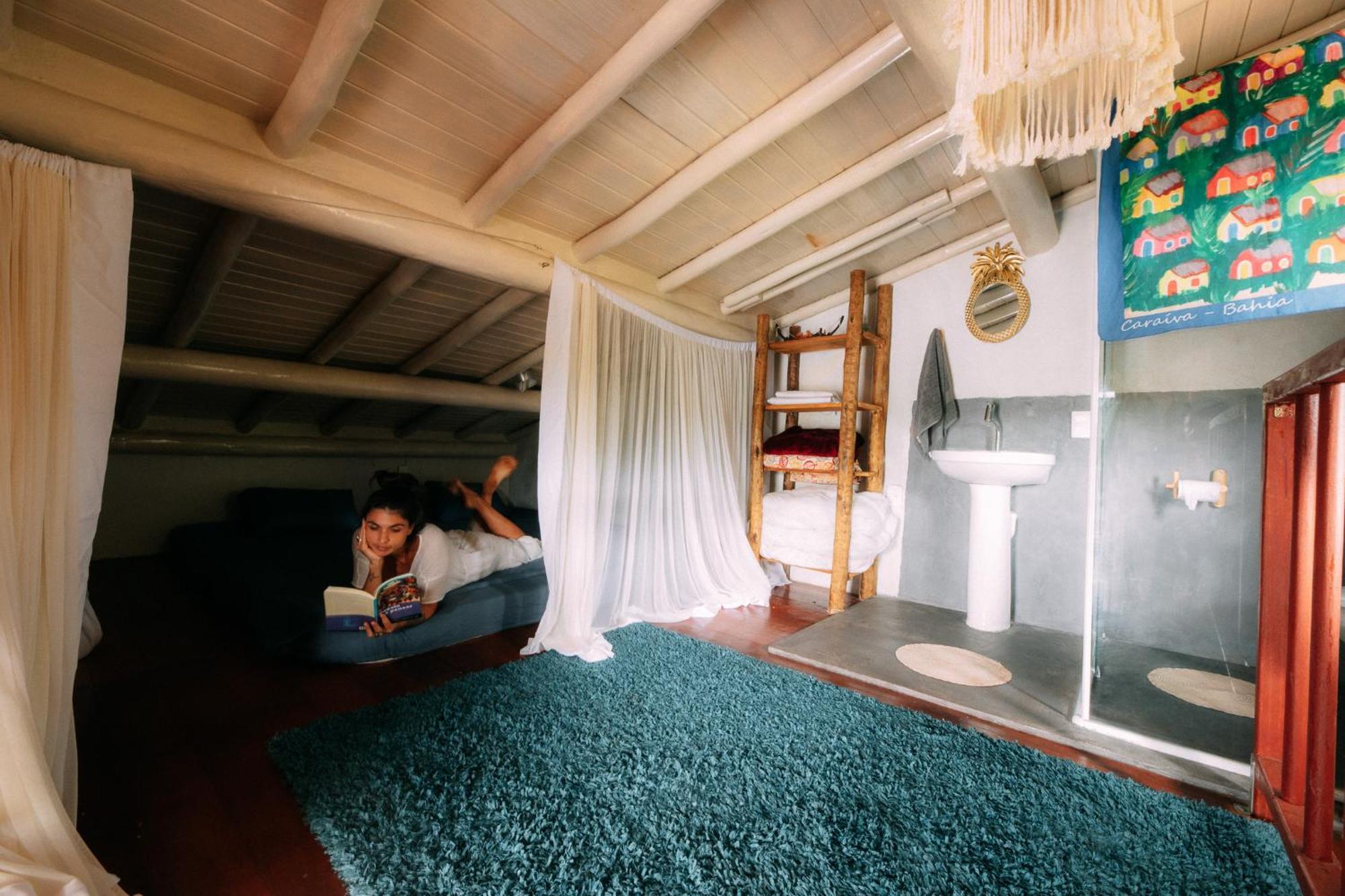 הוילה Casinha Azul Caraiva - Casa Completa Na Beira Do Rio מראה חיצוני תמונה