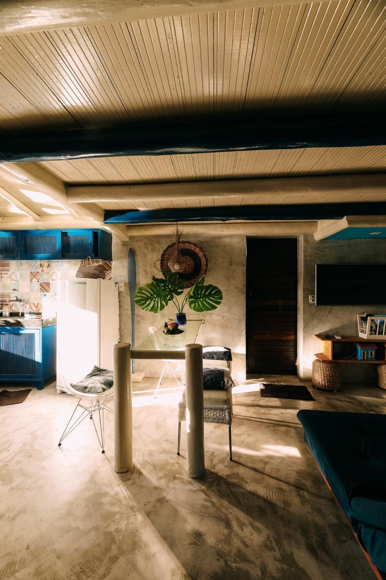 הוילה Casinha Azul Caraiva - Casa Completa Na Beira Do Rio מראה חיצוני תמונה
